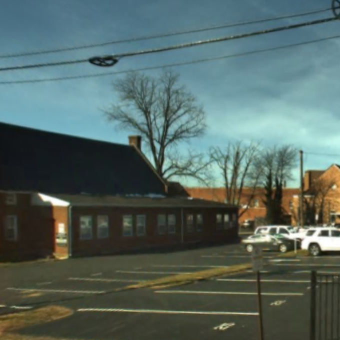 Parking lot with cars